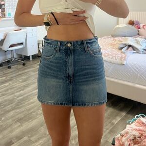 Denim Mini Skirt